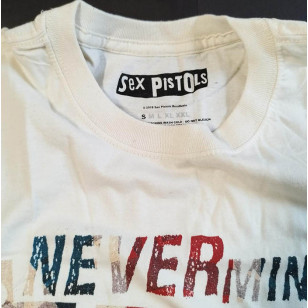 Sex Pistols - 100 Club Official Natural T Shirt ( Men S) ***READY TO SHIP from Hong Kong***